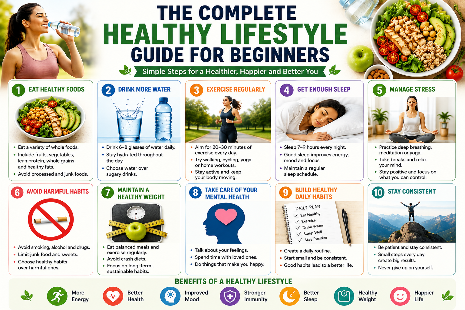 The Complete Healthy Lifestyle Guide for Beginners