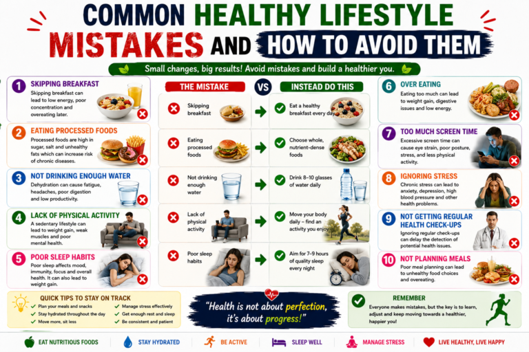 Common Healthy Lifestyle Mistakes and How to Avoid Them