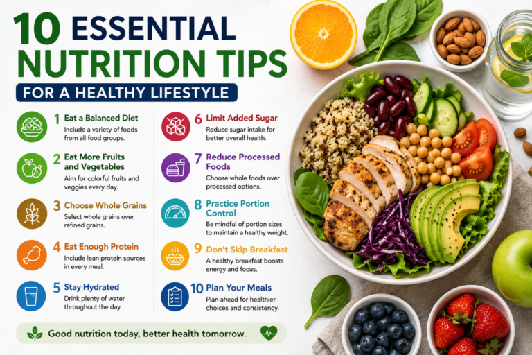 10 Essential Nutrition Tips for a Healthy Lifestyle