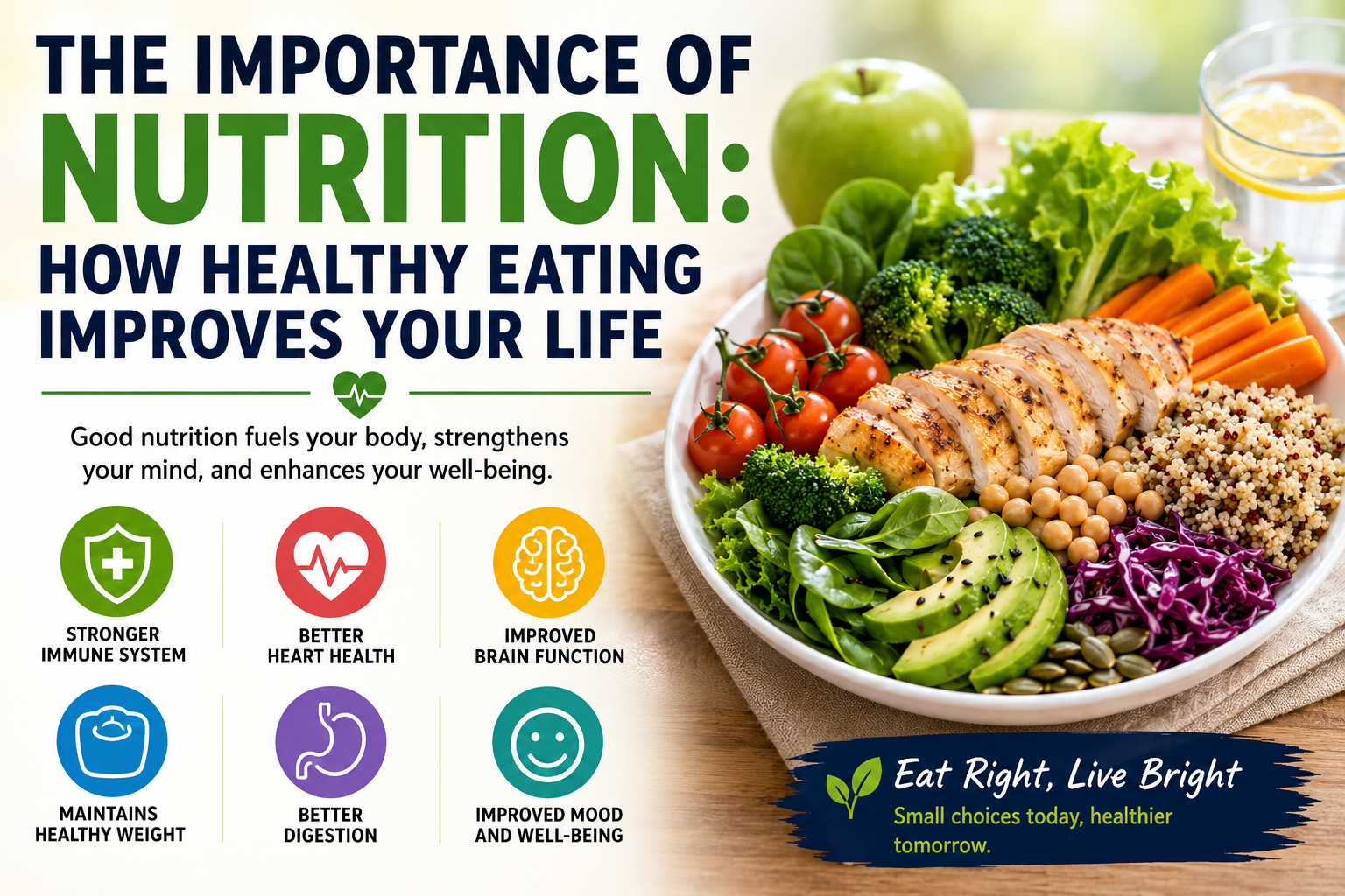 The Importance of Nutrition: How Healthy Eating Improves Your Life